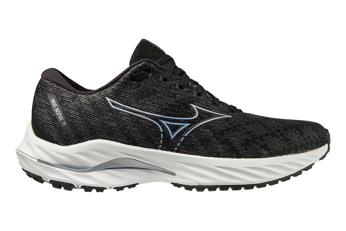 Mizuno Wave Inspire 19 SSW D Black/Stormy Weather/Ombre Blue Womens