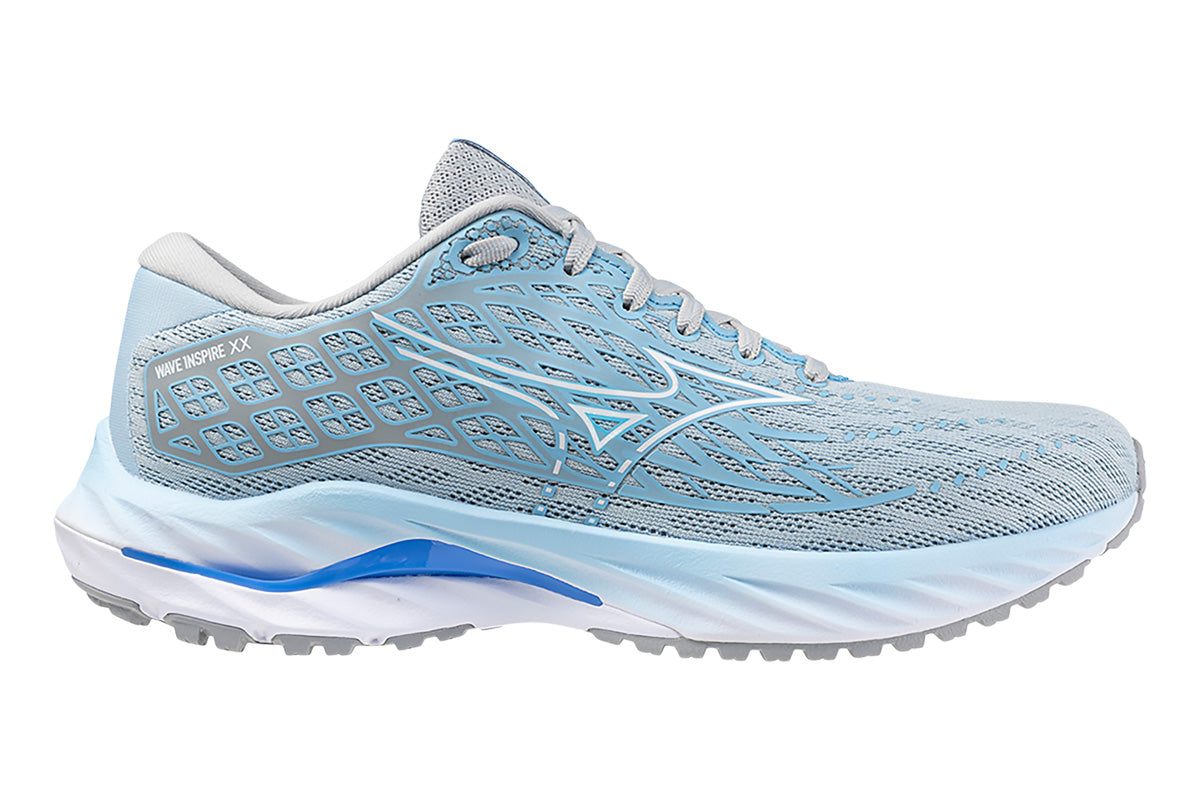 Mizuno Wave Inspire 20 B Grey Mist/White/Dubarry Womens