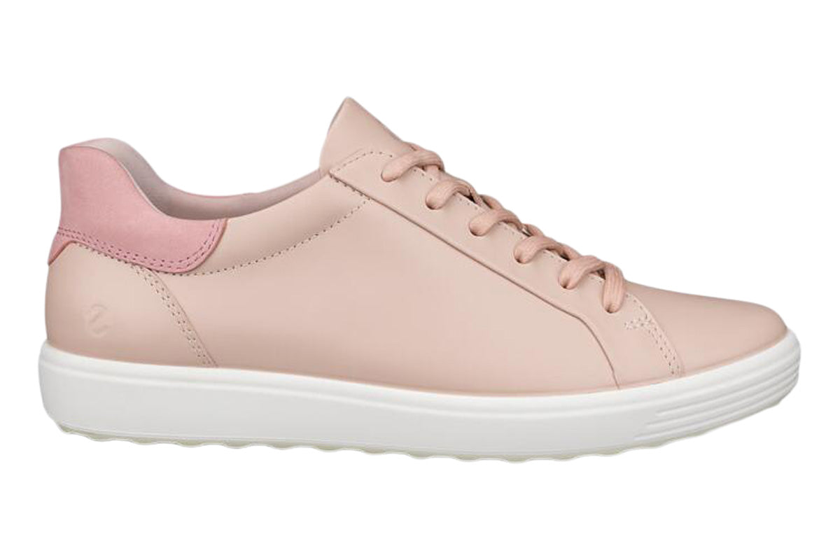 Ecco Soft 7 White/Pure Silver Womens